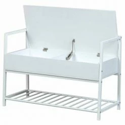 Altobuy Meubles D'entrée Et à Chaussures Banc à Chaussure Avec Coffre De Rangement -Meubles d'appoint Soldes banc a chaussure avec coffre de rangement 4