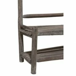 Hellin Meubles D'entrée Et à Chaussures Banc Porte-manteau En Chêne Brut -Meubles d'appoint Soldes banc porte manteau en chene brut 3