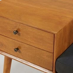 Maisons Du Monde Meubles D'entrée Et à Chaussures Banquette D'entrée Vintage 2 Tiroirs En Manguier L.120cm -Meubles d'appoint Soldes banquette d entree vintage 2 tiroirs en manguier l 120cm 1000 9 19 165946 4