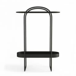 Potiron Paris Portemanteaux Et Patères Patère En Bois Et Métal Noir Et Or 12 Potiron Paris Portemanteaux Et Patères Patère En Bois Et Métal Noir Et Or -Meubles d'appoint Soldes console en metal 2 plateaux noir