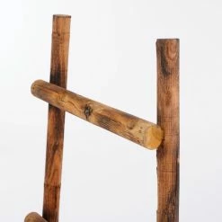 House Of Seasons Valets De Nuits Et Portants Échelle De Decoration Brune H119 -Meubles d'appoint Soldes echelle de decoration brune h119 1