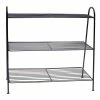 Decoclico Factory Meubles D'entrée Et à Chaussures Etagère à Chaussures En Métal Noir -Meubles d'appoint Soldes etagere a chaussures en metal noir