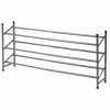 Wadiga Meubles D'entrée Et à Chaussures Étagère Rangement Chaussures Extensible Métal Gris - 61.5cm à 115cm