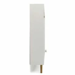 Meubles & Design Meubles D'entrée Et à Chaussures Grand Meuble à Chaussures D'entrée En Bois Blanc -Meubles d'appoint Soldes grand meuble a chaussures d entree en bois blanc 3