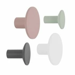 Present Time Portemanteaux Et Patères Lot De 4 Patères -Meubles d'appoint Soldes lot de 4 pateres 1