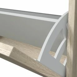 HOMN Meubles D'entrée Et à Chaussures Meuble à Chaussures 3 Portes, Couleur Chêne, 60 Cm Longueur -Meubles d'appoint Soldes meuble a chaussures 3 portes couleur chene 60 cm longueur 4