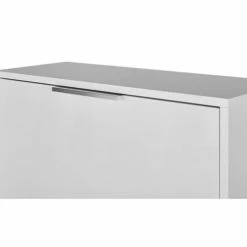 Meubletmoi Meubles D'entrée Et à Chaussures Meuble à Chaussures 3 Tiroirs 9 Paires Blanc Laqué -Meubles d'appoint Soldes meuble a chaussures 3 tiroirs 9 paires blanc laque 1