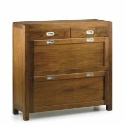 MOYCOR Meubles D'entrée Et à Chaussures Meuble à Chaussures En Bois Marron