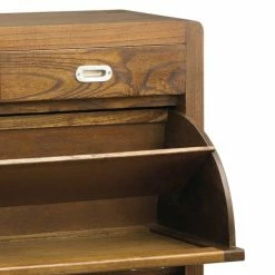 MOYCOR Meubles D'entrée Et à Chaussures Meuble à Chaussures En Bois Marron -Meubles d'appoint Soldes meuble a chaussures en bois marron 4