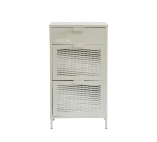 Pantone Meubles D'entrée Et à Chaussures Meuble à Chaussures Métal Beige Sable 3 Portes 3 Pantone Meubles D'entrée Et à Chaussures Meuble à Chaussures Métal Beige Sable 3 Portes