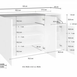 Dmora Meubles D'entrée Et à Chaussures Meuble à Chaussures Moderne Effet Bois Blanc -Meubles d'appoint Soldes meuble a chaussures moderne effet bois blanc 20