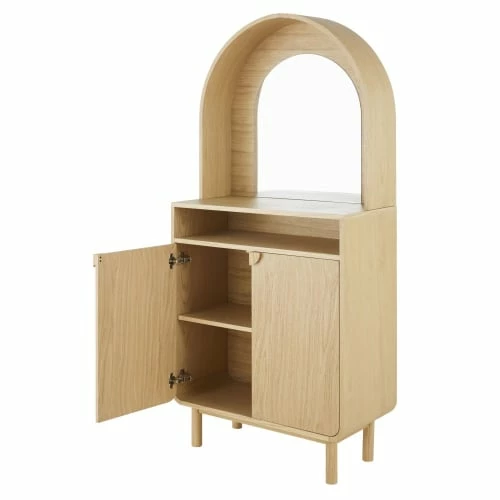 Maisons Du Monde Meubles D'entrée Et à Chaussures Meuble D'entrée 2 Portes Avec Miroir 4 Maisons Du Monde Meubles D'entrée Et à Chaussures Meuble D'entrée 2 Portes Avec Miroir – Image 2