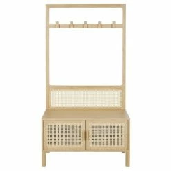 Maisons Du Monde Meubles D'entrée Et à Chaussures Meuble D'entrée 2 Portes Cannage En Rotin