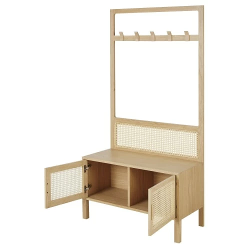 Maisons Du Monde Meubles D'entrée Et à Chaussures Meuble D'entrée 2 Portes Cannage En Rotin 4 Maisons Du Monde Meubles D'entrée Et à Chaussures Meuble D'entrée 2 Portes Cannage En Rotin – Image 2