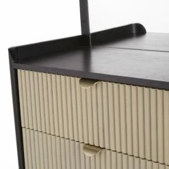 Maisons Du Monde Meubles D'entrée Et à Chaussures Meuble D'entrée 4 Tiroirs Structure Noire -Meubles d'appoint Soldes meuble d entree 4 tiroirs structure noire 1000 7 15 220021 3