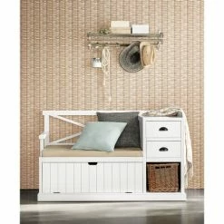 Maisons Du Monde Meubles D'entrée Et à Chaussures Meuble D'entrée Blanc -Meubles d'appoint Soldes meuble d entree blanc 1000 4 15 130887 7