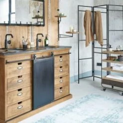 Maisons Du Monde Portemanteaux Et Patères Miroir Indus 5 Patères En Métal Noir 135x51 9 Maisons Du Monde Portemanteaux Et Patères Miroir Indus 5 Patères En Métal Noir 135x51 -Meubles d'appoint Soldes miroir indus 5 pateres en metal noir 135x51 1000 14 23 189156 7