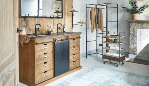 Maisons Du Monde Portemanteaux Et Patères Miroir Indus 5 Patères En Métal Noir 135x51 6 Maisons Du Monde Portemanteaux Et Patères Miroir Indus 5 Patères En Métal Noir 135x51 – Image 4