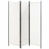 Beliani Paravents Paravent 3 Volets 160 X 170 Cm Blanc -Meubles d'appoint Soldes paravent 3 volets 160 x 170 cm blanc