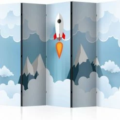 Artgeist Paravents Paravent 5 Volets Blanc