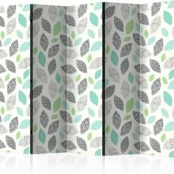 Artgeist Paravents Paravent 5 Volets Vert