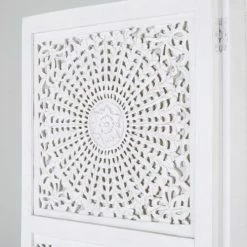 Maisons Du Monde Paravents Paravent Ajouré Blanc -Meubles d'appoint Soldes paravent ajoure blanc 1000 3 18 200467 2