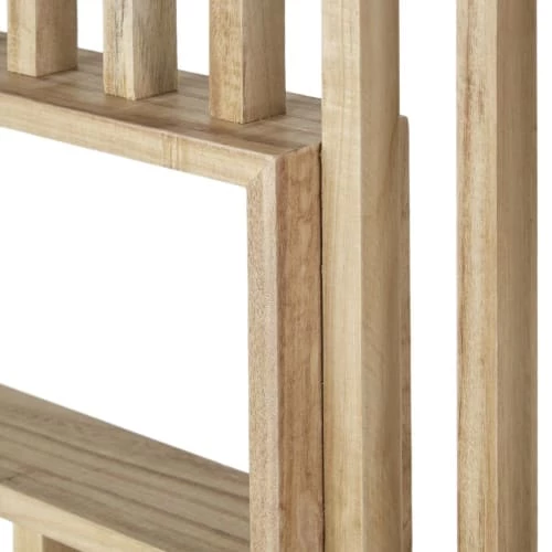 Maisons Du Monde Paravents Paravent Ajouré En Bois De Paulownia Beige 5 Maisons Du Monde Paravents Paravent Ajouré En Bois De Paulownia Beige – Image 3