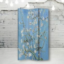 Legendarte Paravents Paravent - Cloison Amandier En Fleurs - Van Gogh Cm 110x150 (3 Volets) 8 Legendarte Paravents Paravent - Cloison Amandier En Fleurs - Van Gogh Cm 110x150 (3 Volets) -Meubles d'appoint Soldes paravent cloison amandier en fleurs van gogh cm 110x150 3 volets 2