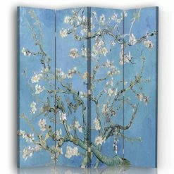 Legendarte Paravents Paravent - Cloison Amandier En Fleurs - Van Gogh Cm 145x170 (4 Volets)