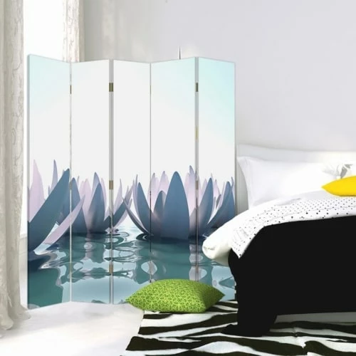 Legendarte Paravents Paravent - Cloison Forest Silhouette Cm 110x150 (3 Volets) 5 Legendarte Paravents Paravent - Cloison Forest Silhouette Cm 110x150 (3 Volets) – Image 3