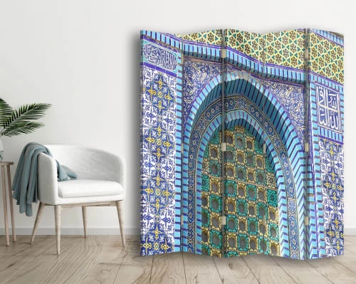 Legendarte Paravents Paravent - Cloison Jérusalem - Mont Du Temple Cm 180x170 (5 Volets) 4 Legendarte Paravents Paravent - Cloison Jérusalem - Mont Du Temple Cm 180x170 (5 Volets) – Image 2