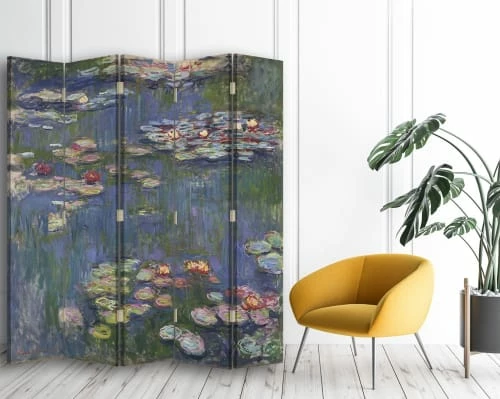 Legendarte Paravents Paravent - Cloison Nymphéas - Claude Monet Cm 180x170 (5 Volets) 4 Legendarte Paravents Paravent - Cloison Nymphéas - Claude Monet Cm 180x170 (5 Volets) – Image 2