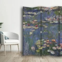 Legendarte Paravents Paravent - Cloison Nymphéas - Claude Monet Cm 180x170 (5 Volets) 7 Legendarte Paravents Paravent - Cloison Nymphéas - Claude Monet Cm 180x170 (5 Volets) -Meubles d'appoint Soldes paravent cloison nympheas claude monet cm 180x170 5 volets 2