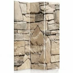 Legendarte Paravents Paravent Cloison Stonewall 110x150cm (3 Volets)