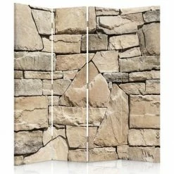 Legendarte Paravents Paravent Cloison Stonewall 145x180cm (4 Volets)
