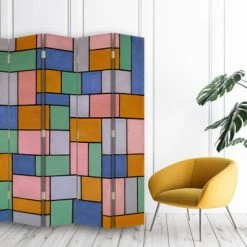 Legendarte Paravents Paravent Composition En Dissonances, Theo Van Doesburg Cm 180x170 (5x) 8 Legendarte Paravents Paravent Composition En Dissonances, Theo Van Doesburg Cm 180x170 (5x) -Meubles d'appoint Soldes paravent composition en dissonances theo van doesburg cm 180x170 5x 2