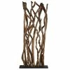 Maisons Du Monde Paravents Paravent En Bois De Vigne Marron Et Noir -Meubles d'appoint Soldes paravent en bois de vigne marron et noir 1000 5 5 226530 1