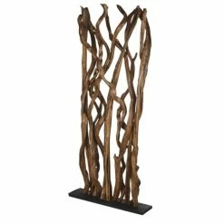 Meubles d'appoint Soldes -Meubles d'appoint Soldes paravent en bois de vigne marron et noir 1000 5 5 226530 2