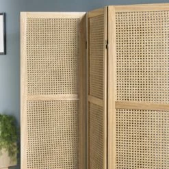 MACABANE Paravents Paravent En Cannage -Meubles d'appoint Soldes paravent en cannage 4