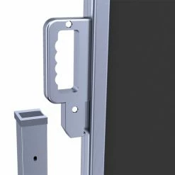 RED DECO Paravents Paravent Extérieur Rétractable Gris 600 X 140 Cm -Meubles d'appoint Soldes paravent exterieur retractable gris 600 x 140 cm 4