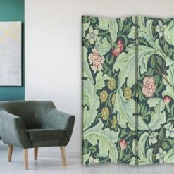 Legendarte Paravents Paravent Floral Wallpaper - William Morris 145x180cm (4 Volets) 8 Legendarte Paravents Paravent Floral Wallpaper - William Morris 145x180cm (4 Volets) -Meubles d'appoint Soldes paravent floral wallpaper william morris 145x180cm 4 volets 2