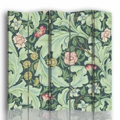 Legendarte Paravents Paravent Floral Wallpaper - William Morris Cm 180x170 (5 Volets)