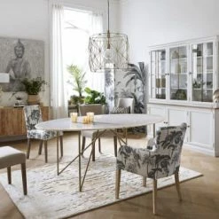 Maisons Du Monde Paravents Paravent Imprimé Forêt Tropicale Noir Et Blanc -Meubles d'appoint Soldes paravent imprime foret tropicale noir et blanc 1000 8 35 190357 7