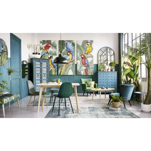 Maisons Du Monde Paravents Paravent Imprimé Tropical L 121 Cm 7 Maisons Du Monde Paravents Paravent Imprimé Tropical L 121 Cm – Image 5