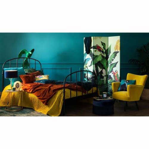 Maisons Du Monde Paravents Paravent Imprimé Tropical L 121 Cm 6 Maisons Du Monde Paravents Paravent Imprimé Tropical L 121 Cm – Image 4