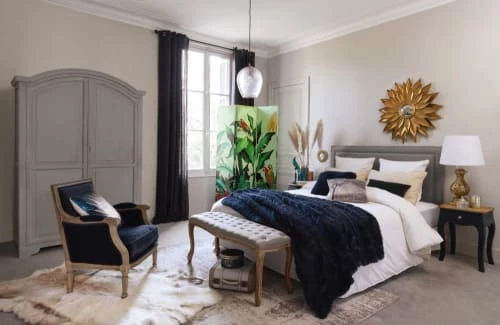 Maisons Du Monde Paravents Paravent Imprimé Tropical L 121 Cm 5 Maisons Du Monde Paravents Paravent Imprimé Tropical L 121 Cm – Image 3