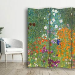 Legendarte Paravents Paravent Jarden De Fleurs - Gustav Klimt Cm 180x170 (5 Volets) 8 Legendarte Paravents Paravent Jarden De Fleurs - Gustav Klimt Cm 180x170 (5 Volets) -Meubles d'appoint Soldes paravent jarden de fleurs gustav klimt cm 180x170 5 volets 2