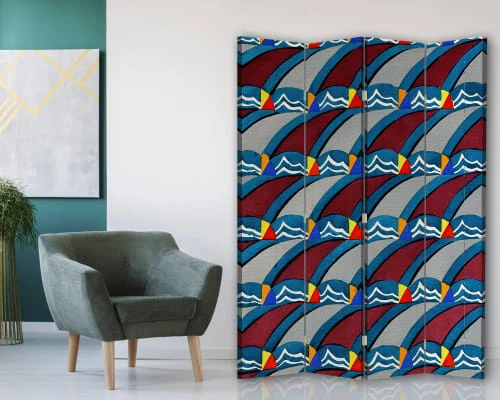 Legendarte Paravents Paravent Kunstgewerbliche Schmuckformen - C. Stoll 145x180cm 5 Legendarte Paravents Paravent Kunstgewerbliche Schmuckformen - C. Stoll 145x180cm – Image 3