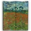Legendarte Paravents Paravent Le Champ Des Coquelicots - Van Gogh 145x180cm (4 Volets) -Meubles d'appoint Soldes paravent le champ des coquelicots van gogh 145x180cm 4 volets