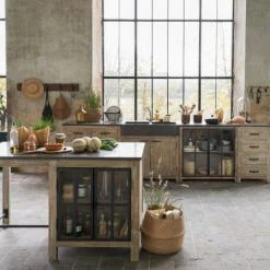 Maisons Du Monde Portemanteaux Et Patères Patère 5 Crochets En Bois Recyclé Et Métal Noir -Meubles d'appoint Soldes patere 5 crochets en bois recycle et metal noir 1000 2 7 189263 9